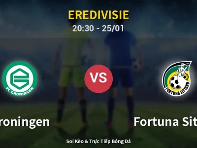 🔴 Trực Tiếp: Groningen 1-2 Fortuna Sittard – Link Xem Eredivisie (Full HD)