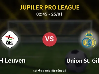 Kết Quả: OH Leuven 0-0 Union St. Gilloise – Highlight & Bàn Thắng | Jupiler Pro League