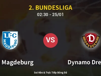 Kết Quả: 1. FC Magdeburg 1-2 Dynamo Dresden – Highlight & Bàn Thắng | 2. Bundesliga