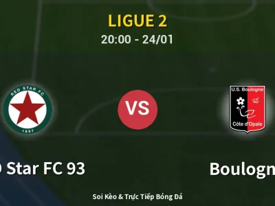 Soi Kèo RED Star FC 93 vs Boulogne – 20:00 24/01 | Nhận Định, Dự Đoán Tỷ Số