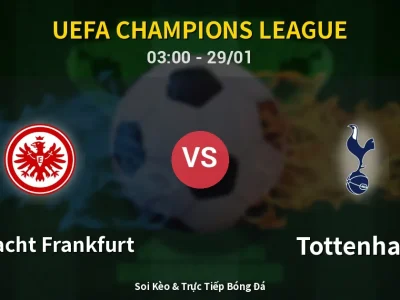 Kết Quả: Eintracht Frankfurt 0-2 Tottenham – Highlight & Bàn Thắng | UEFA Champions League