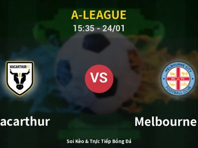 Kết Quả: Macarthur 6-2 Melbourne City – Highlight & Bàn Thắng | A-League