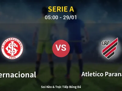 Kết Quả: Internacional 0-1 Atletico Paranaense – Highlight & Bàn Thắng | Serie A