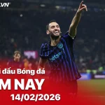 Lịch thi đấu bóng đá hôm nay 14/02: Đại chiến Inter vs Juventus, Real Madrid đại chiến Sociedad 1