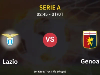Kết Quả: Lazio 3-2 Genoa – Highlight & Bàn Thắng | Serie A