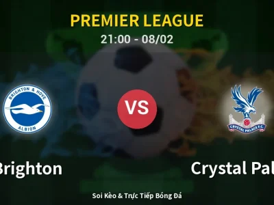 🔴 Trực Tiếp: Brighton 0-0 Crystal Palace – Link Xem Premier League (Full HD)