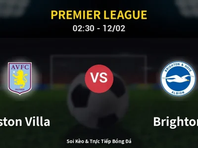 Kết Quả: Aston Villa 1-0 Brighton – Highlight & Bàn Thắng | Premier League