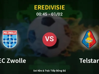 Kết Quả: PEC Zwolle 4-1 Telstar – Highlight & Bàn Thắng | Eredivisie