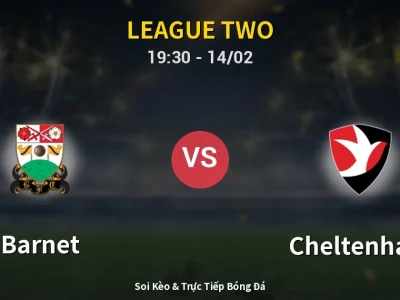 🔴 Trực Tiếp: Barnet 0-0 Cheltenham – Link Xem League Two (Full HD)