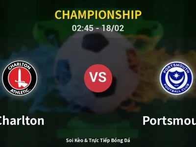 Kết Quả: Charlton 1-3 Portsmouth – Highlight & Bàn Thắng | Championship