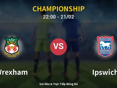 🔴 Trực Tiếp: Wrexham 1-1 Ipswich – Link Xem Championship (Full HD)
