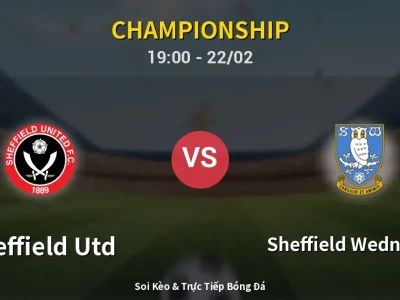 🔴 Trực Tiếp: Sheffield Utd 2-0 Sheffield Wednesday – Link Xem Championship (Full HD)