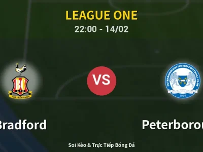 Soi Kèo Bradford vs Peterborough – 22:00 14/02 | Nhận Định, Dự Đoán Tỷ Số