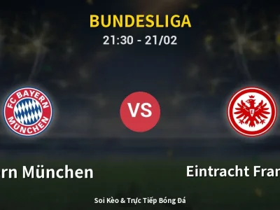 🔴 Trực Tiếp: Bayern München 2-0 Eintracht Frankfurt – Link Xem Bundesliga (Full HD)