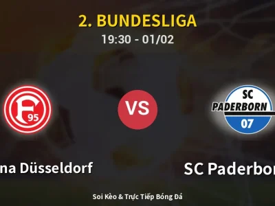 🔴 Trực Tiếp: Fortuna Düsseldorf 0-1 SC Paderborn 07 – Link Xem 2. Bundesliga (Full HD)