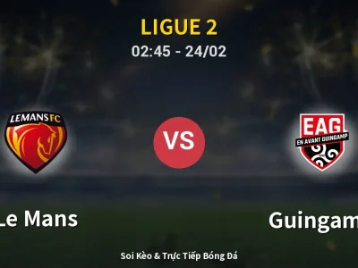 Kết Quả: Le Mans 1-1 Guingamp – Highlight & Bàn Thắng | Ligue 2