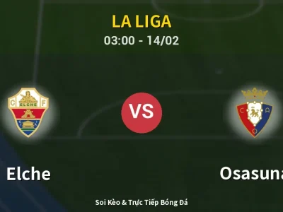 Kết Quả: Elche 0-0 Osasuna – Highlight & Bàn Thắng | La Liga