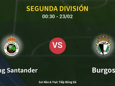 Kết Quả: Racing Santander 1-0 Burgos – Highlight & Bàn Thắng | Segunda División