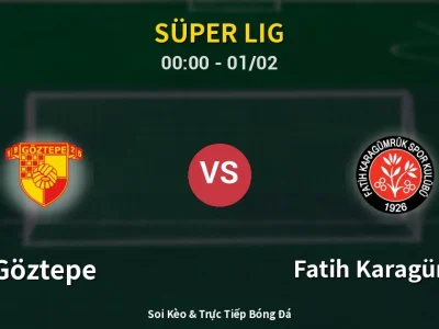 Kết Quả: Göztepe 2-1 Fatih Karagümrük – Highlight & Bàn Thắng | Süper Lig