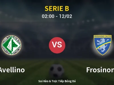 Kết Quả: Avellino 1-3 Frosinone – Highlight & Bàn Thắng | Serie B