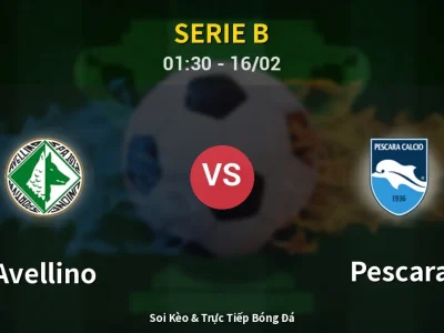Kết Quả: Avellino 0-1 Pescara – Highlight & Bàn Thắng | Serie B