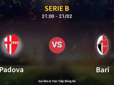 🔴 Trực Tiếp: Padova 1-1 Bari – Link Xem Serie B (Full HD)