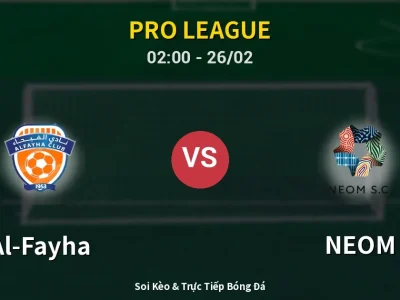 Kết Quả: Al-Fayha 1-1 NEOM – Highlight & Bàn Thắng | Pro League