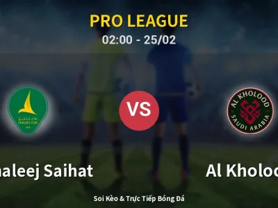 Kết Quả: Al Khaleej Saihat 2-3 Al Kholood – Highlight & Bàn Thắng | Pro League
