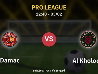 🔴 Trực Tiếp: Damac 0-0 Al Kholood – Link Xem Pro League (Full HD)