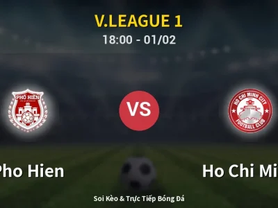 Kết Quả: Pho Hien 1-2 Ho Chi Minh – Highlight & Bàn Thắng | V.League 1