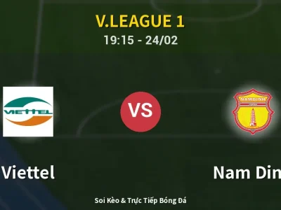 Kết Quả: Viettel 1-0 Nam Dinh – Highlight & Bàn Thắng | V.League 1
