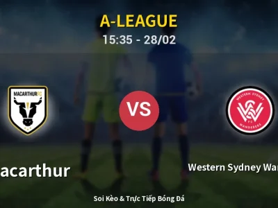 🔴 Trực Tiếp: Macarthur 0-2 Western Sydney Wanderers – Link Xem A-League (Full HD)