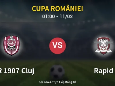 Kết Quả: CFR 1907 Cluj 1-1 Rapid – Highlight & Bàn Thắng | Cupa României