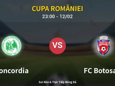 Soi Kèo Concordia vs FC Botosani – 23:00 12/02 | Nhận Định, Dự Đoán Tỷ Số