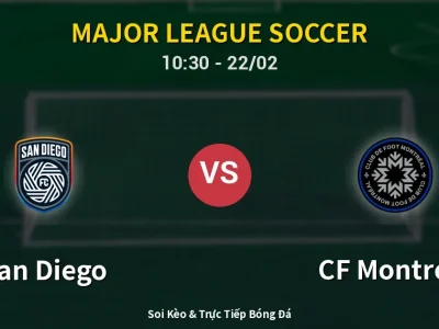 Kết Quả: San Diego 5-0 CF Montreal – Highlight & Bàn Thắng | Major League Soccer
