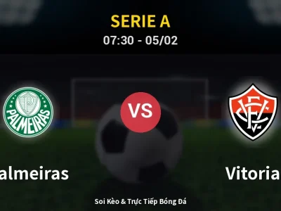 Kết Quả: Palmeiras 5-1 Vitoria – Highlight & Bàn Thắng | Serie A