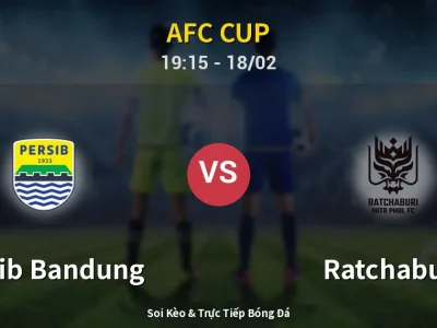 🔴 Trực Tiếp: Persib Bandung 1-0 Ratchaburi – Link Xem AFC Cup (Full HD)