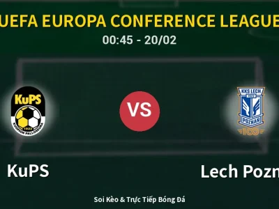 Kết Quả: KuPS 0-2 Lech Poznan – Highlight & Bàn Thắng | UEFA Europa Conference League