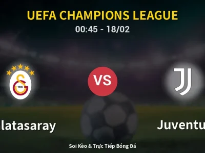 Kết Quả: Galatasaray 5-2 Juventus – Highlight & Bàn Thắng | UEFA Champions League