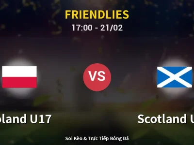 Kết Quả: Poland U17 4-2 Scotland U17 – Highlight & Bàn Thắng | Friendlies