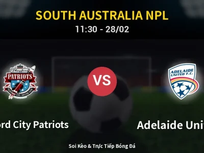 Kết Quả: Playford City Patriots 4-2 Adelaide United II – Highlight & Bàn Thắng | South Australia NPL
