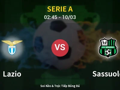Kết Quả: Lazio 2-1 Sassuolo – Highlight & Bàn Thắng | Serie A