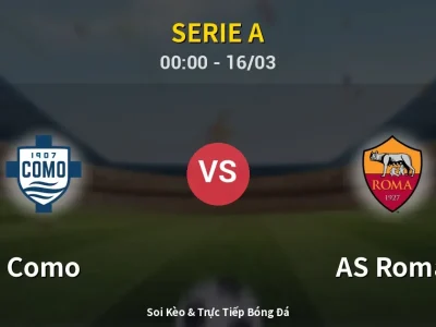 🔴 Trực Tiếp: Como 0-1 AS Roma – Link Xem Serie A (Full HD)