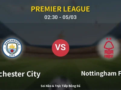 Kết Quả: Manchester City 2-2 Nottingham Forest – Highlight & Bàn Thắng | Premier League