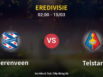 Kết Quả: Heerenveen 3-0 Telstar – Highlight & Bàn Thắng | Eredivisie
