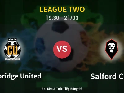 🔴 Trực Tiếp: Cambridge United 1-0 Salford City – Link Xem League Two (Full HD)