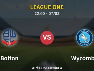 Soi Kèo Bolton vs Wycombe – 22:00 07/03 | Nhận Định, Dự Đoán Tỷ Số