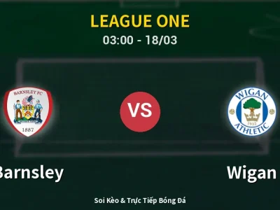 Kết Quả: Barnsley 1-1 Wigan – Highlight & Bàn Thắng | League One