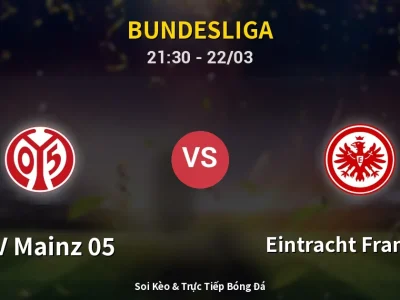 Soi Kèo FSV Mainz 05 vs Eintracht Frankfurt – 21:30 22/03 | Nhận Định, Dự Đoán Tỷ Số