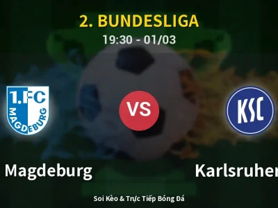 Kết Quả: 1. FC Magdeburg 1-3 Karlsruher SC – Highlight & Bàn Thắng | 2. Bundesliga